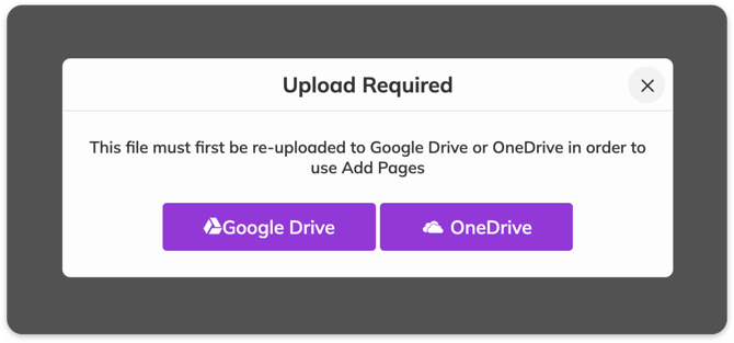 Upload to drive