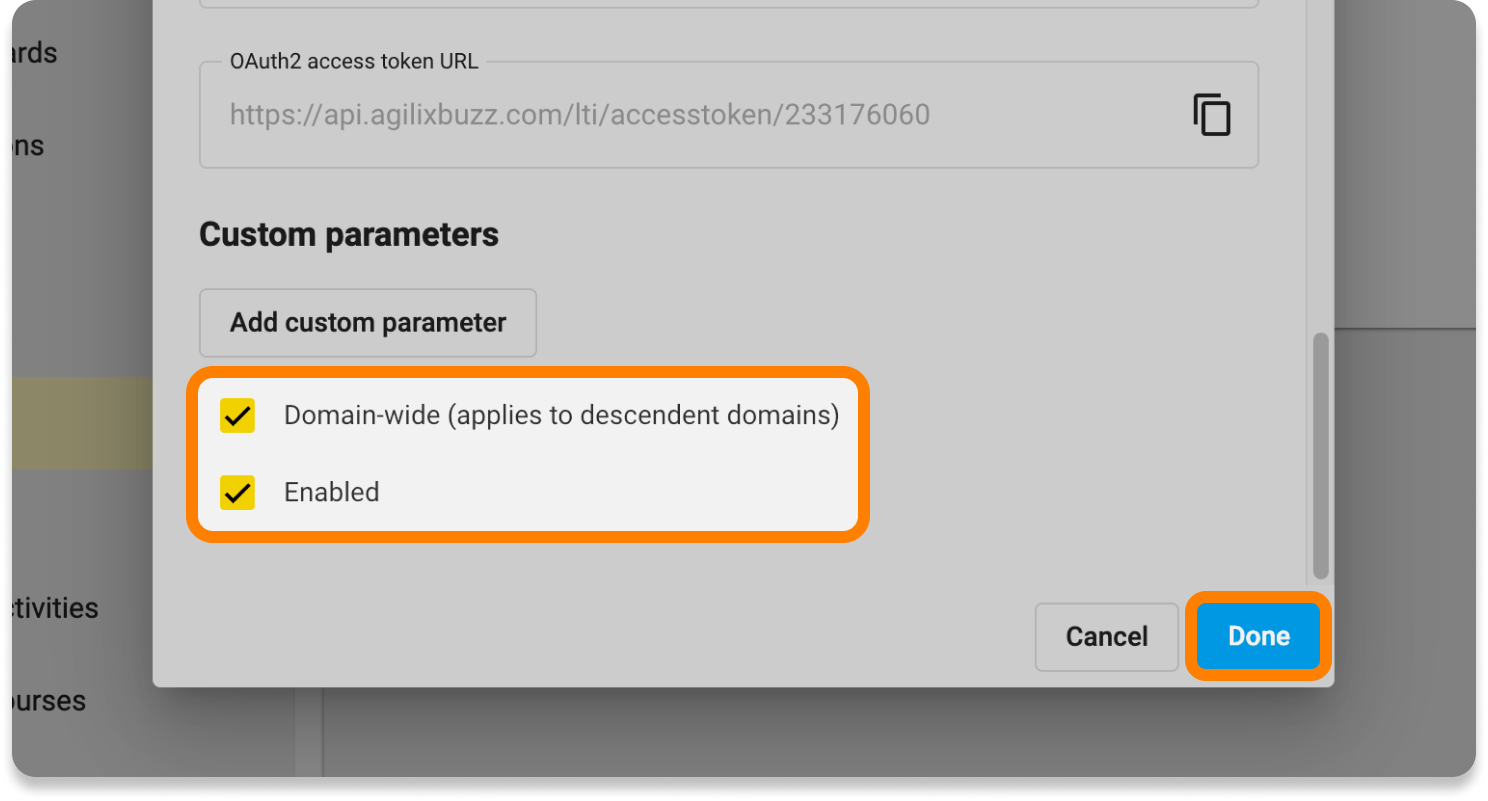 Installing the Kami external tool integration in Agilix Buzz
