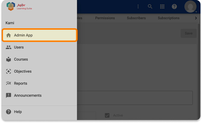 Admin app