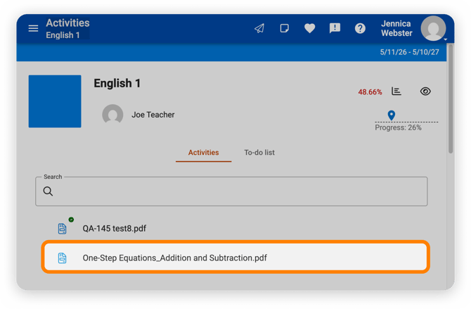Assignment selection