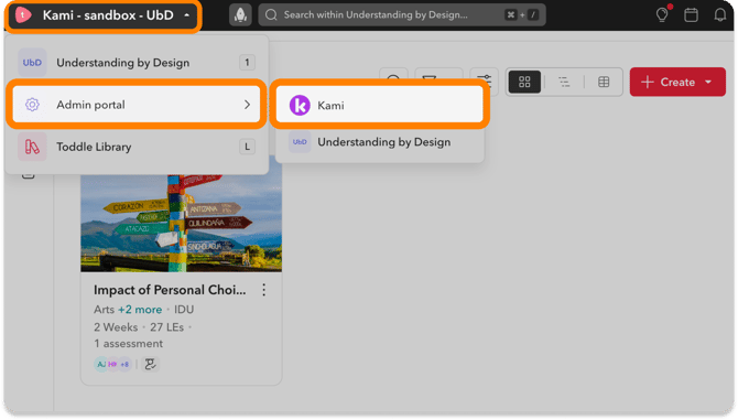 Admin portal
