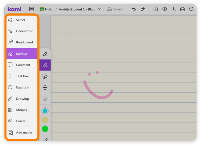 Kami toolbar