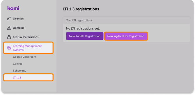 New Agilix Buzz registration