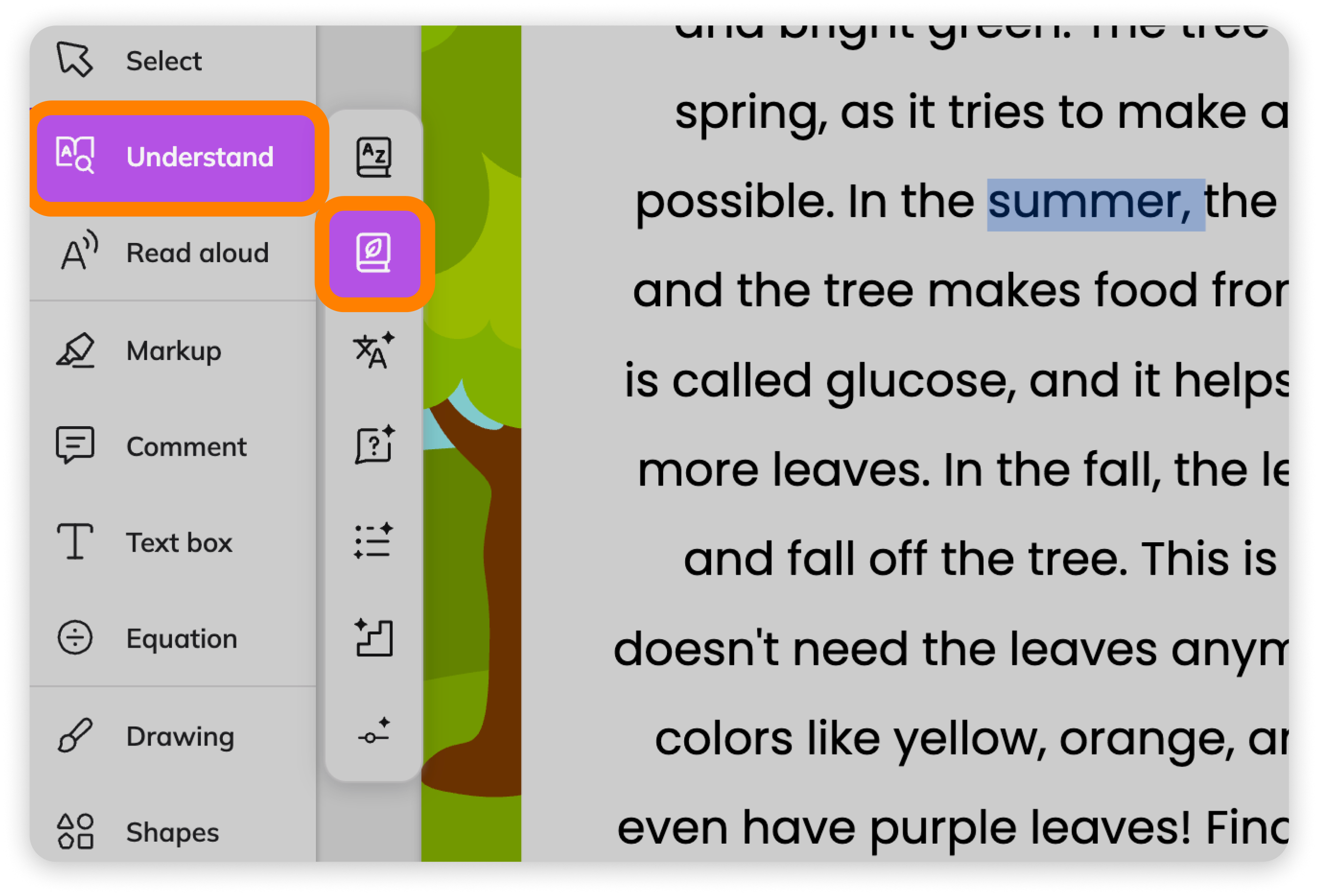 Picture Dictionary in toolbar