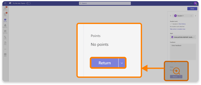 Return button