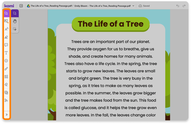 Kami toolbar