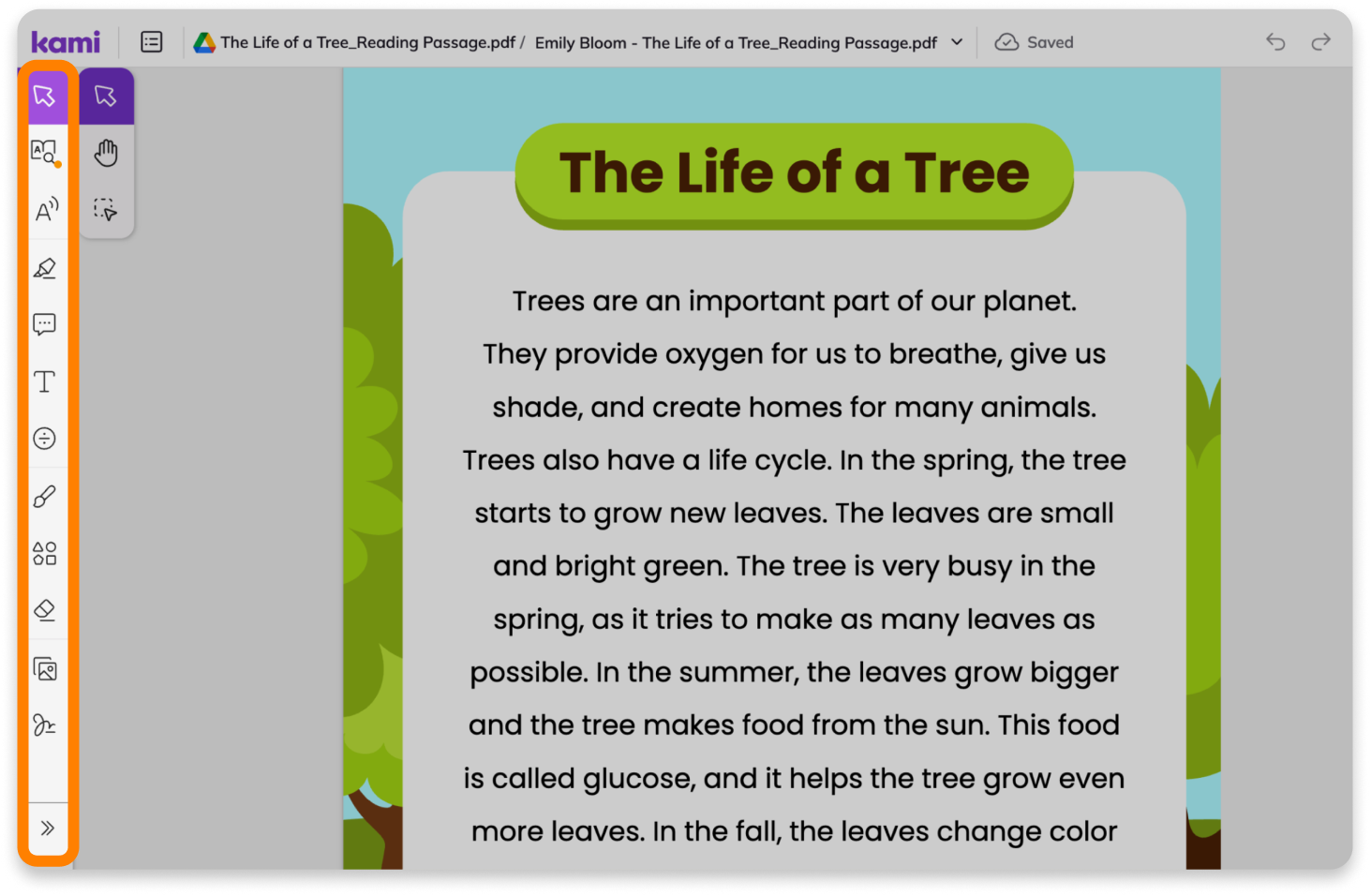 Kami toolbar