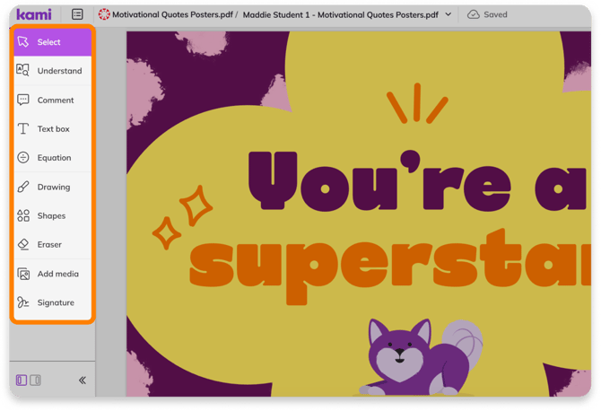 Kami toolbar