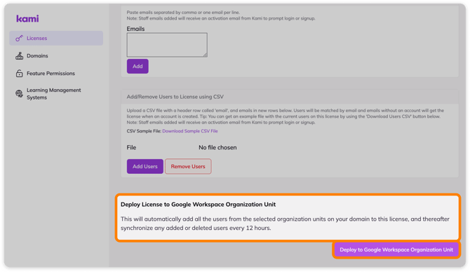 Deploy Google Workspace OU