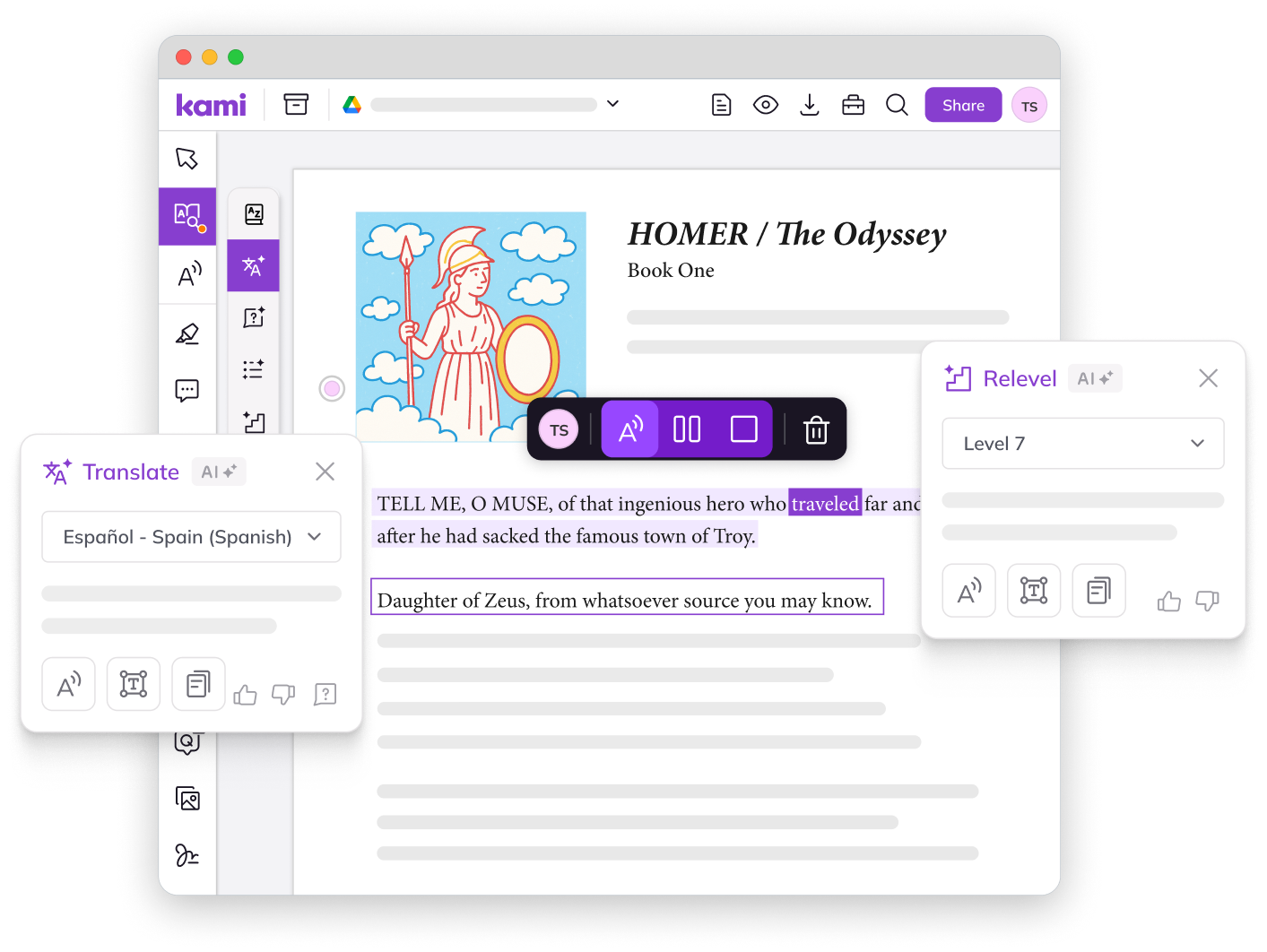 Kami App Help Center tile